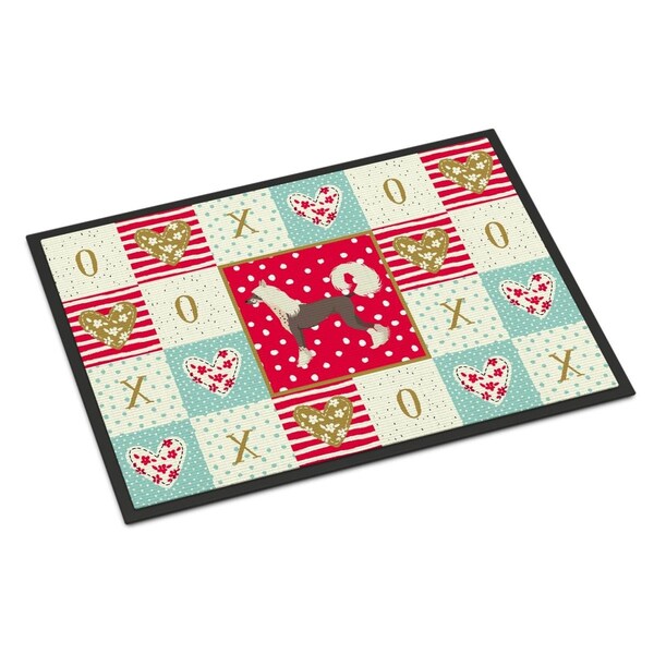 Carolines Treasures 24 x 36 in. Chinese Crested Love Indoor or Outdoor Mat CK5921JMAT - main